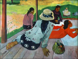 Tahiti: Siesta, Paul Gauguin (ca. 1893)